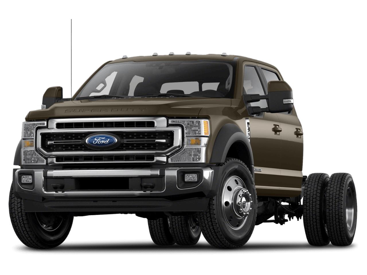 2022 Ford Super Duty F-450 DRW LARIAT - Front 3/4, facing to the left
