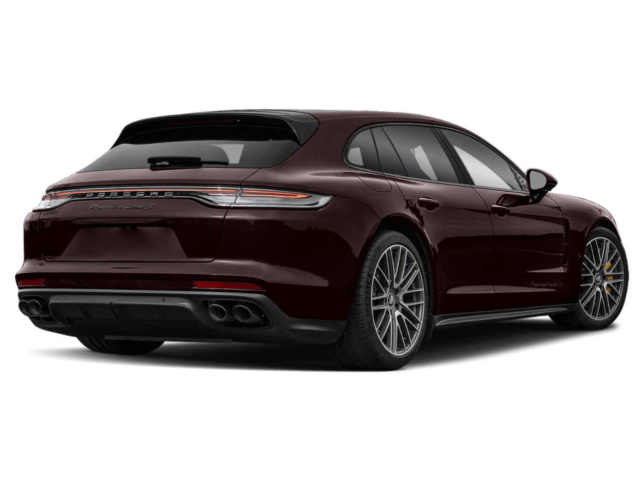 2021 Porsche Panamera 4 - Rear 3/4, facing to the right