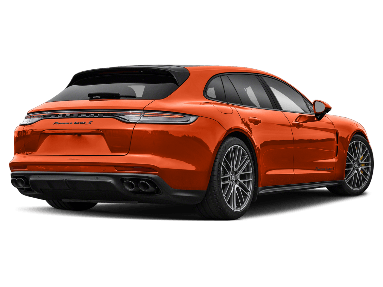 2021 Porsche Panamera GTS - Rear 3/4, facing to the right