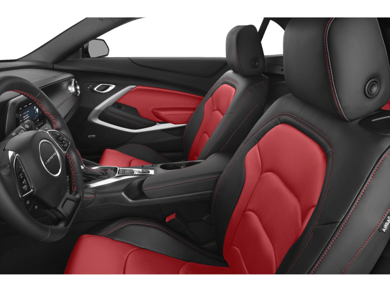 2022 Chevrolet Camaro ZL1 - Interior Driver's Side with Door Open, Front Seat Feature