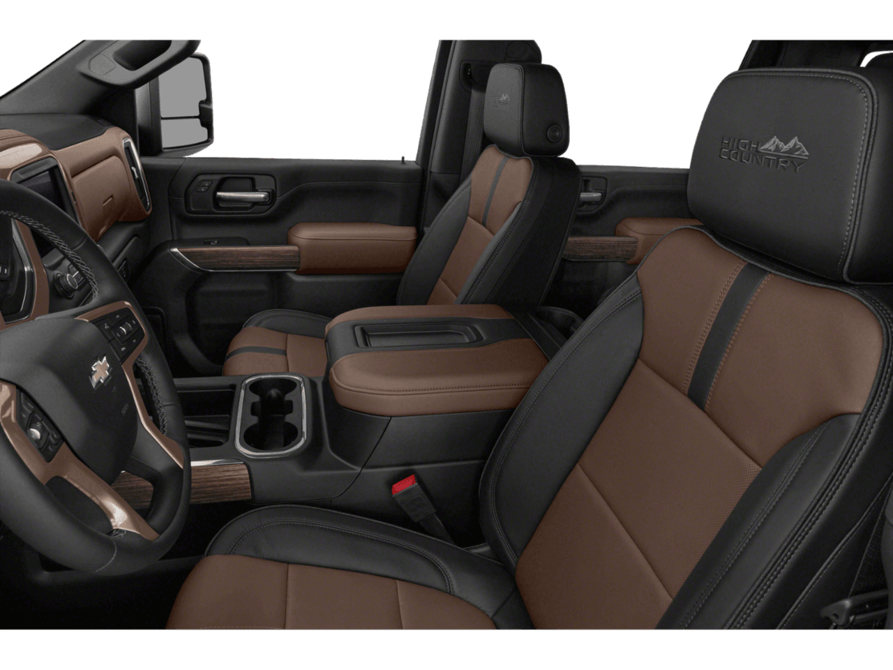 2022 Chevrolet Silverado 2500HD High Country - Interior Driver's Side with Door Open, Front Seat Feature
