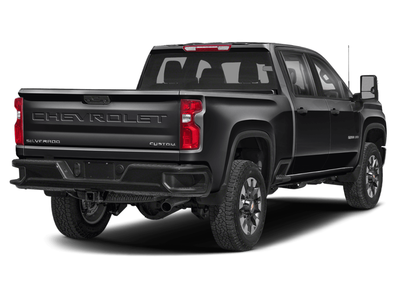2022 Chevrolet Silverado 2500HD Custom - Rear 3/4, facing to the right