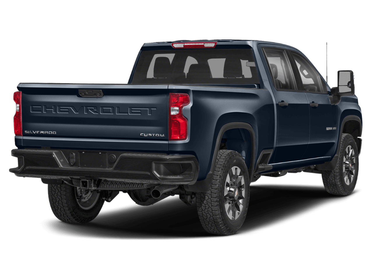 2022 Chevrolet Silverado 2500HD Custom - Rear 3/4, facing to the right