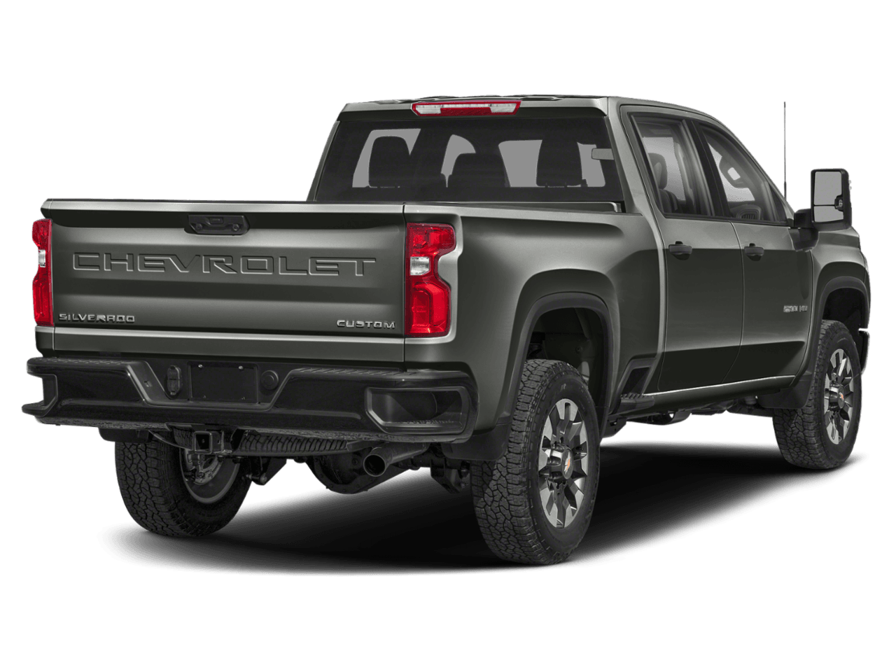 2022 Chevrolet Silverado 2500HD Custom - Rear 3/4, facing to the right