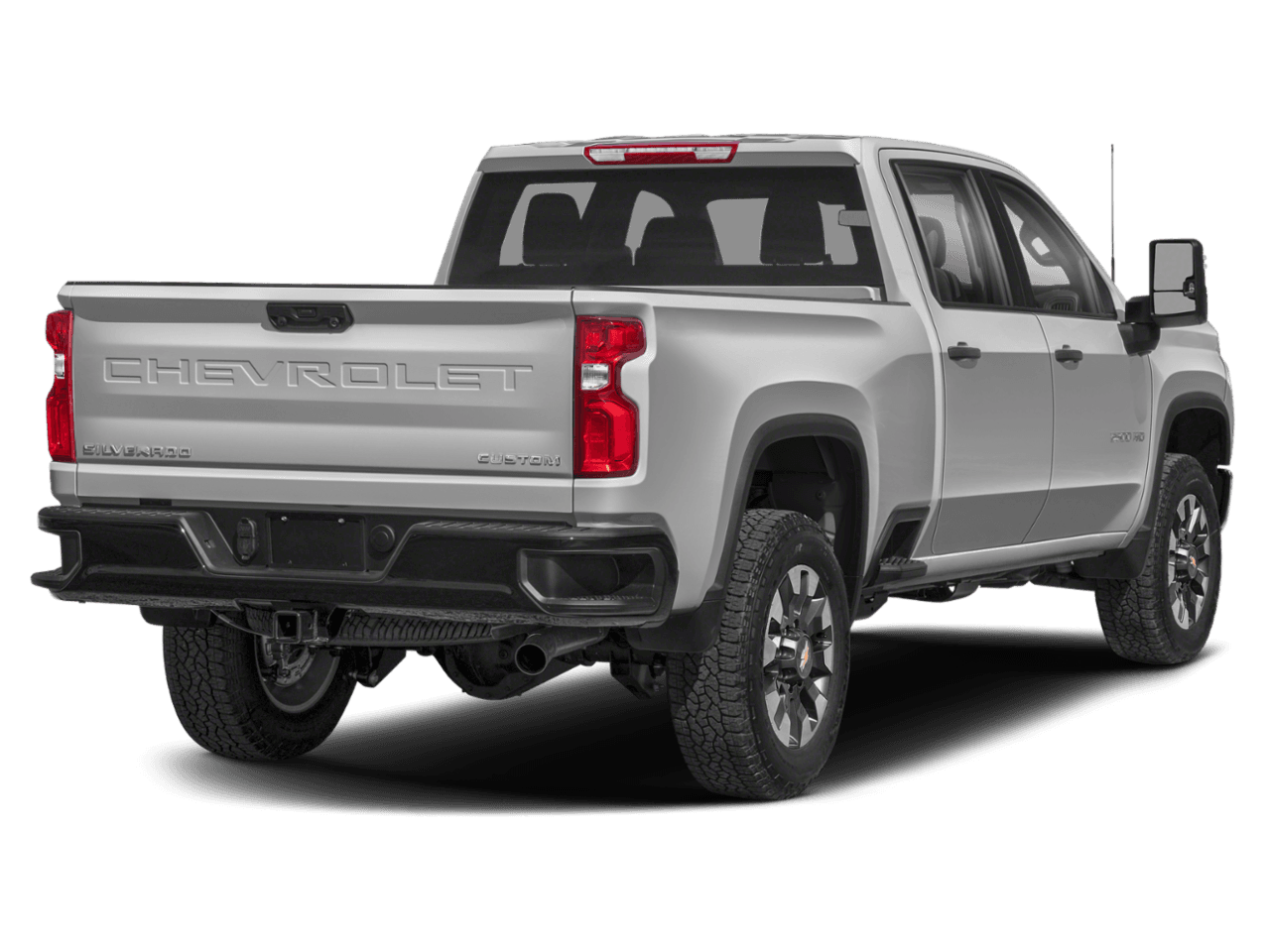 2022 Chevrolet Silverado 2500HD Custom - Rear 3/4, facing to the right