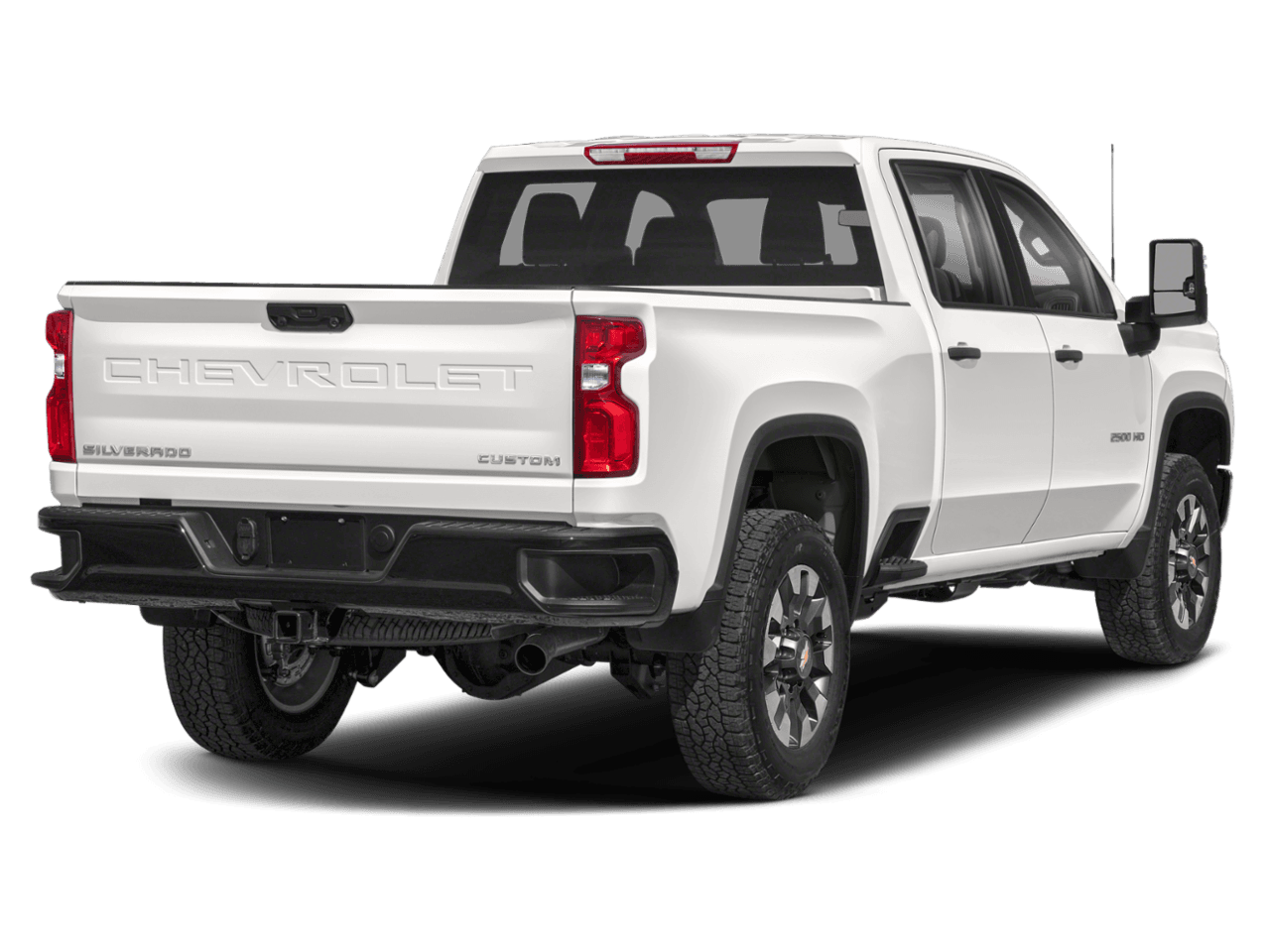 2022 Chevrolet Silverado 2500HD Custom - Rear 3/4, facing to the right