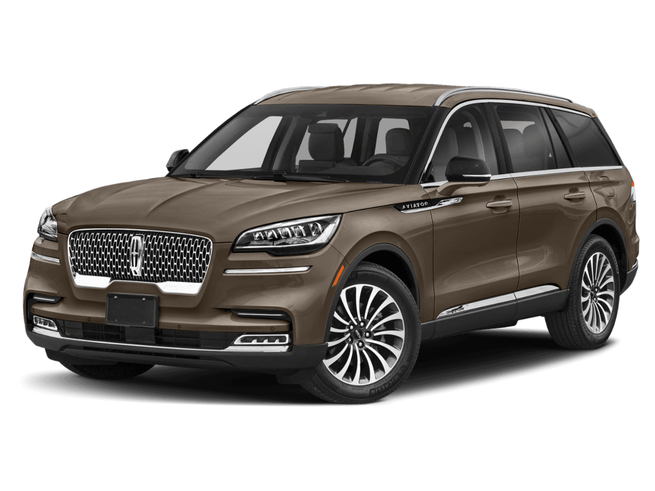 2022 Lincoln Aviator Standard - Front 3/4, facing to the left