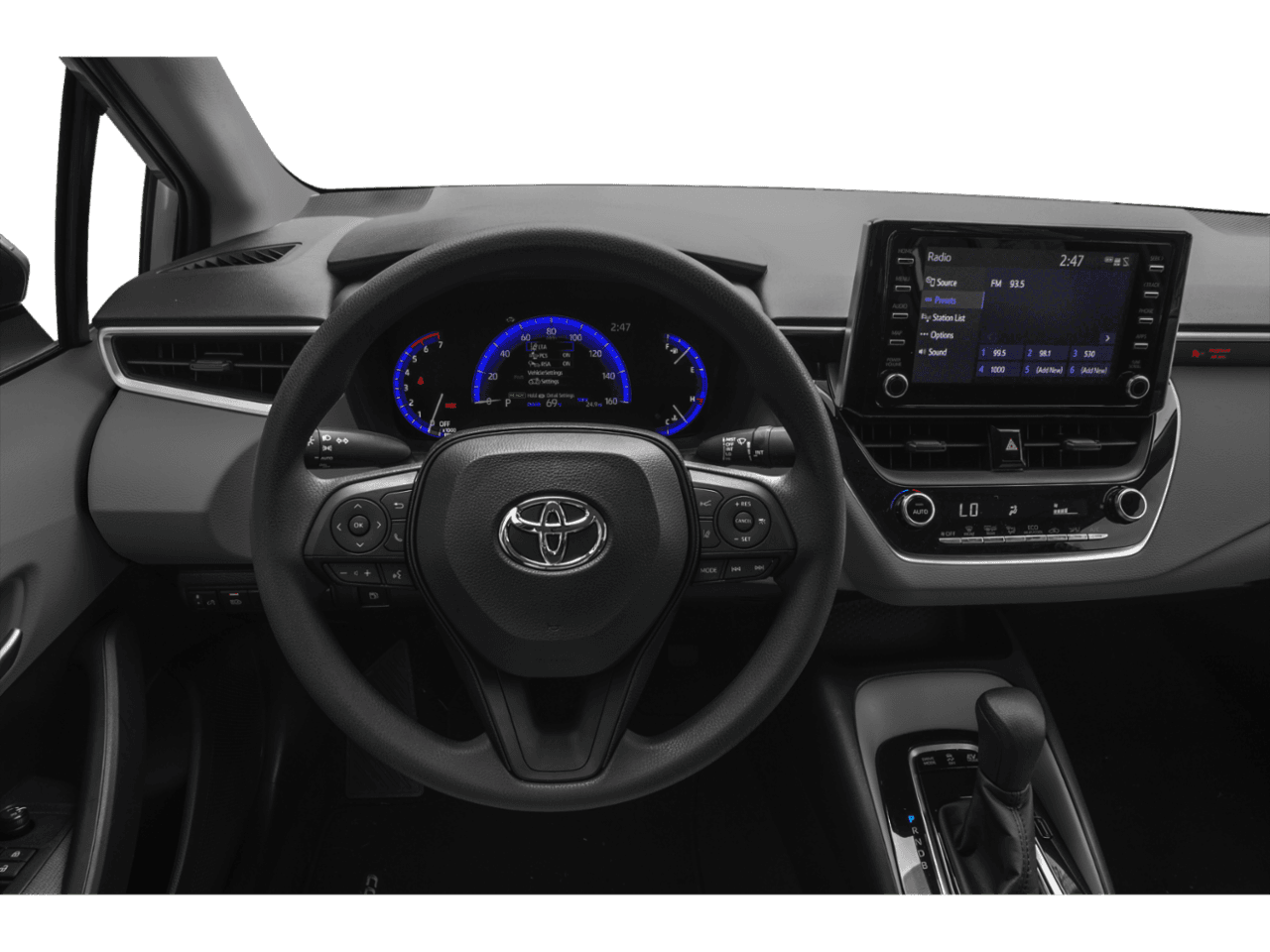 2022 Toyota Corolla Hybrid LE - Interior Drivers Dash