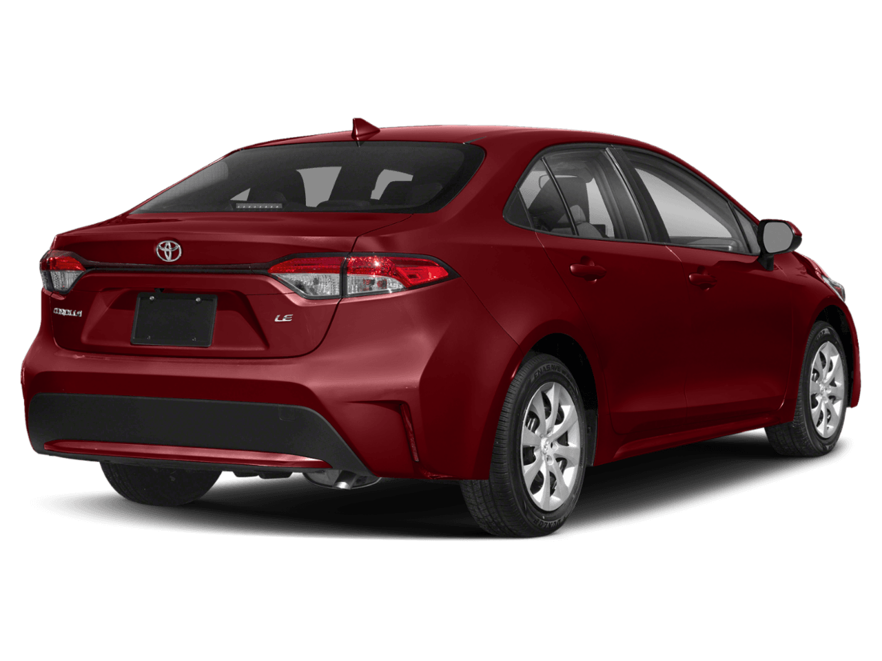 2022 Toyota Corolla LE - Rear 3/4, facing to the right