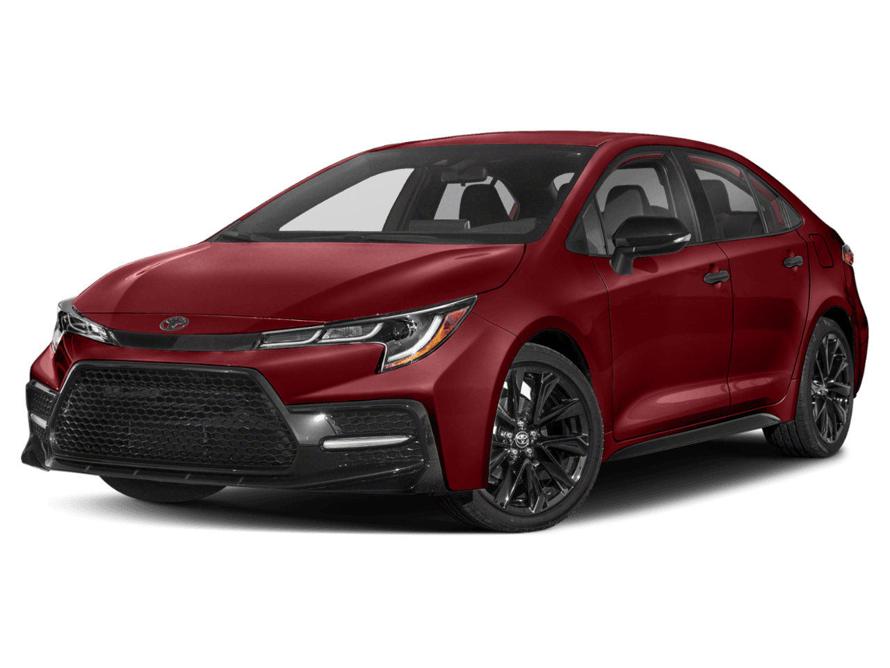 2022 Toyota Corolla Nightshade - Front 3/4, facing to the left