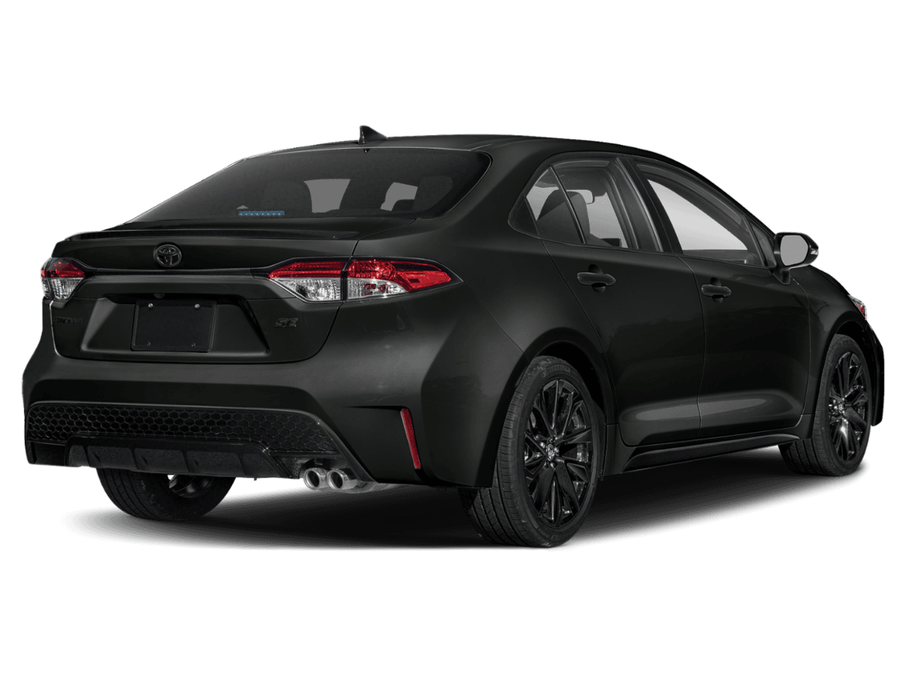 2022 Toyota Corolla Nightshade - Rear 3/4, facing to the right
