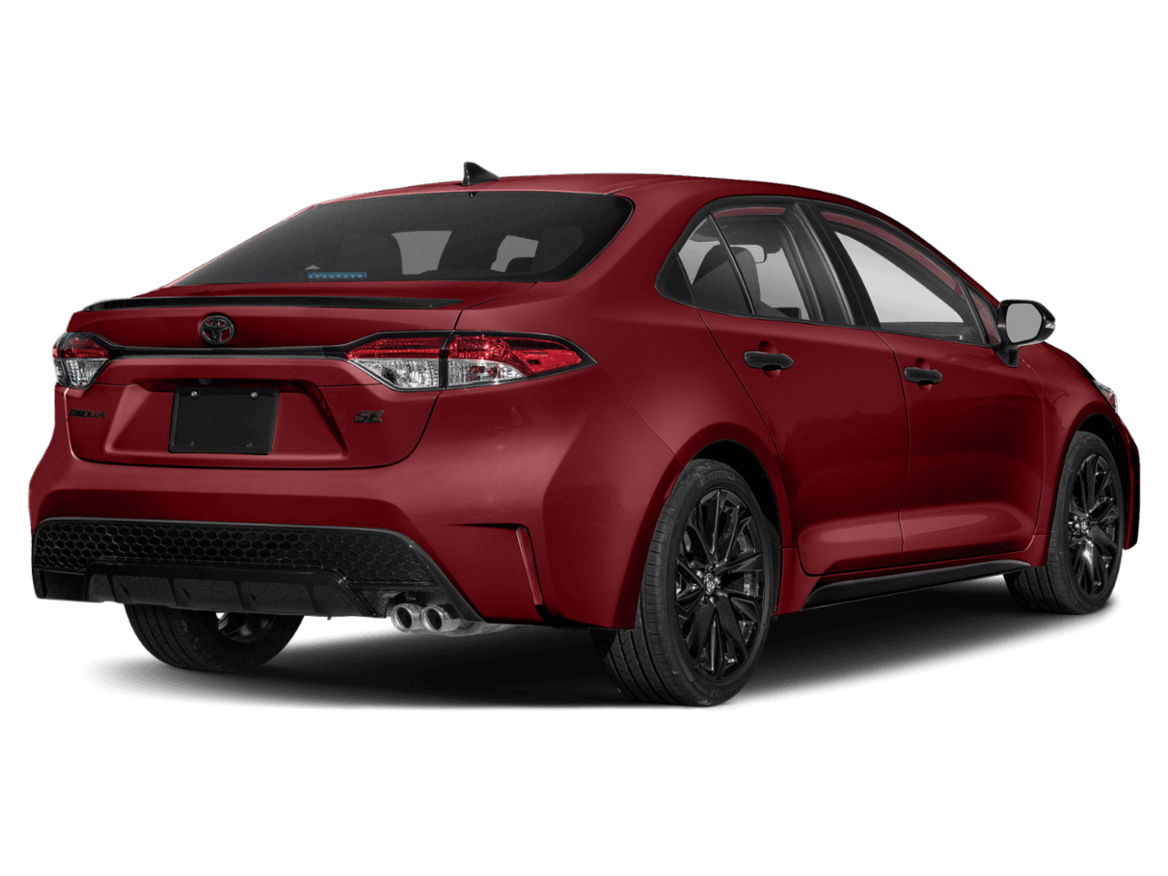 2022 Toyota Corolla Nightshade - Rear 3/4, facing to the right