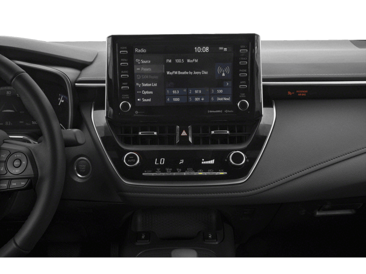 2022 Toyota Corolla XSE - Interior Stereo System