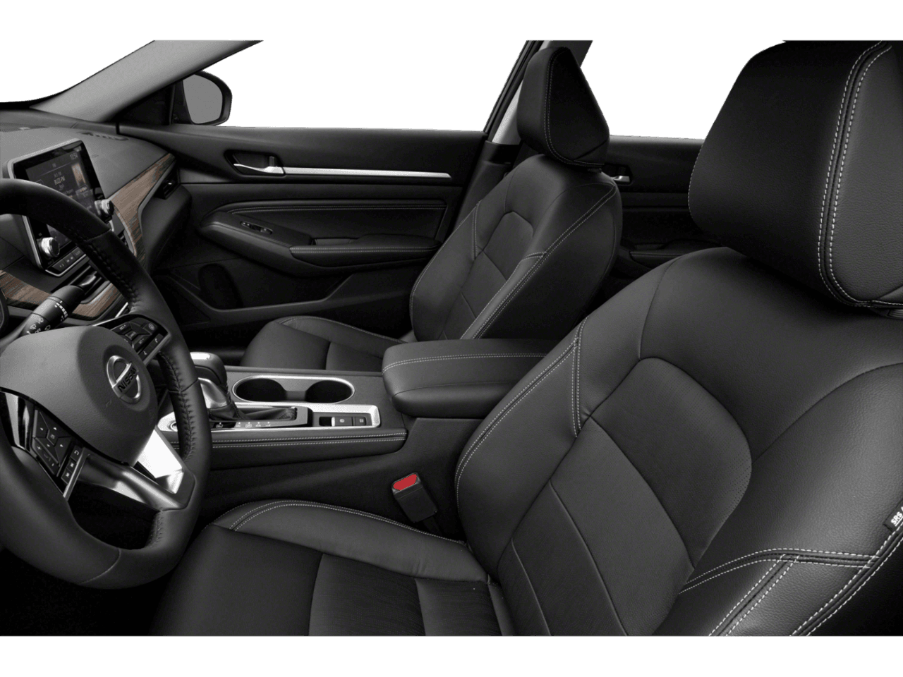 2022 Nissan Altima 2.5 Platinum - Interior Driver's Side with Door Open, Front Seat Feature