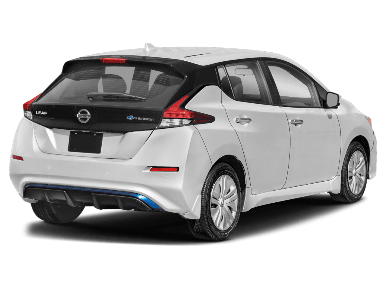 2022 Nissan LEAF S - Rear 3/4, facing to the right