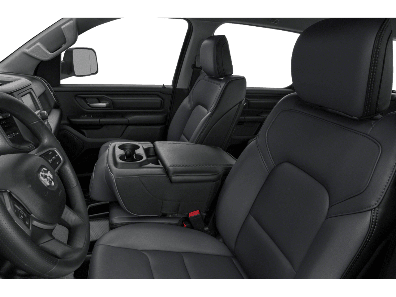 2021 Ram 1500 HFE - Interior Driver's Side with Door Open, Front Seat Feature