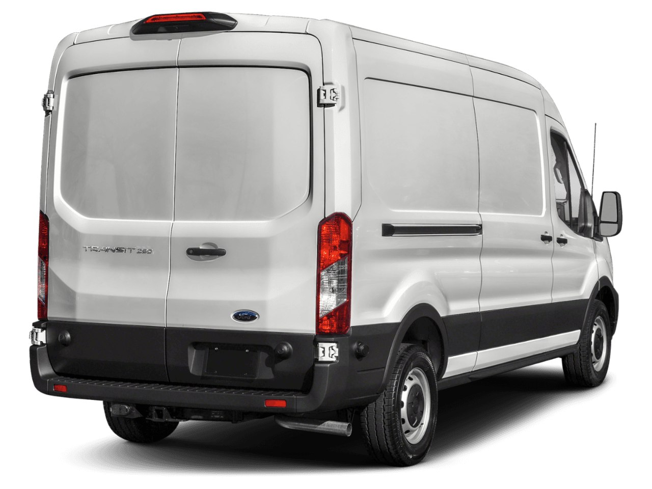 2022 Ford Transit Cargo Van  - Rear 3/4, facing to the right