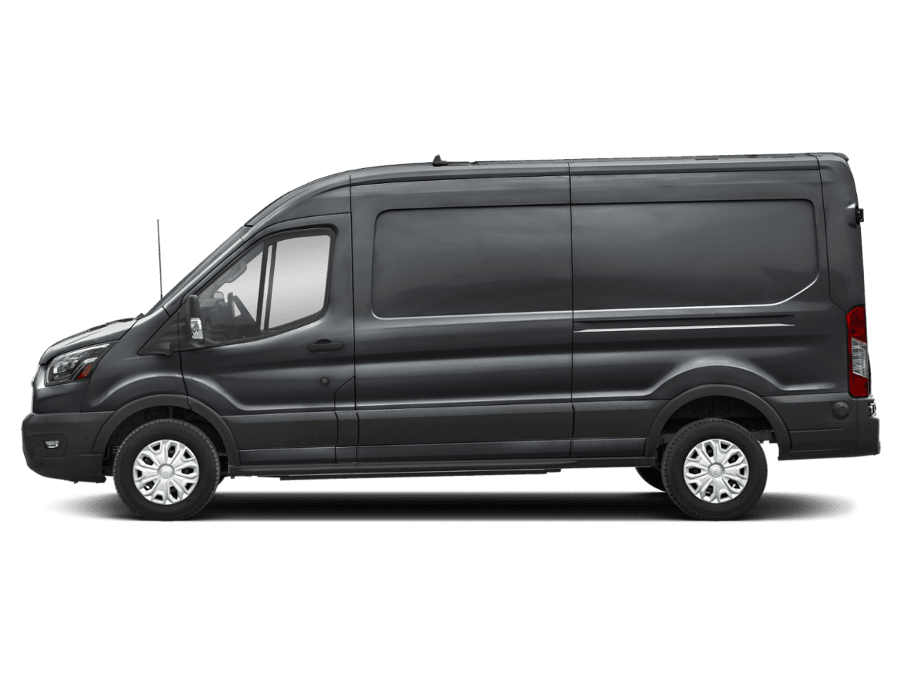 2022 Ford E-Transit Cargo Van T-350 - Profile, facing to the left