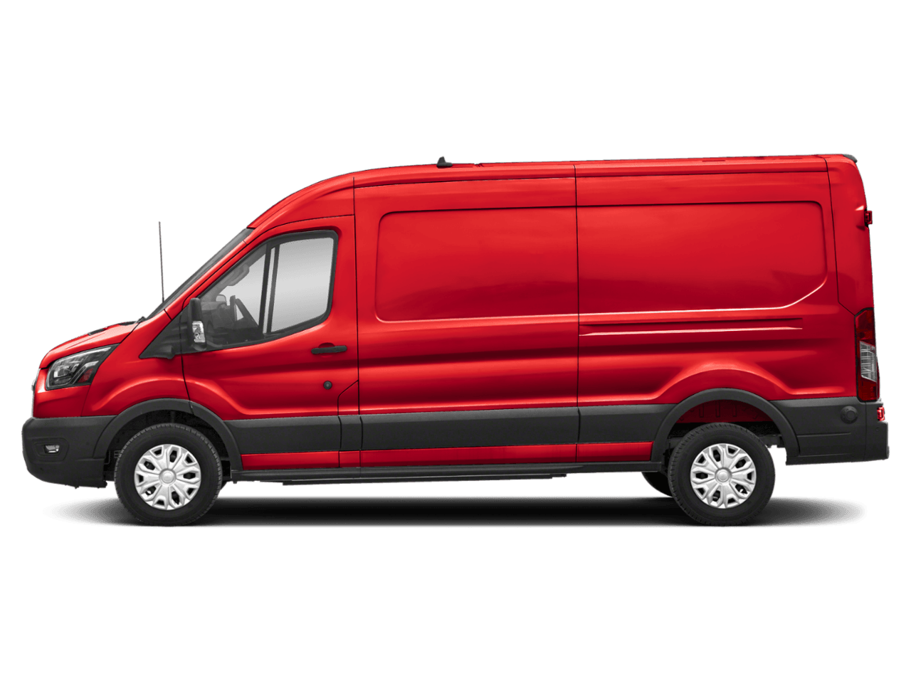 2022 Ford E-Transit Cargo Van  - Profile, facing to the left