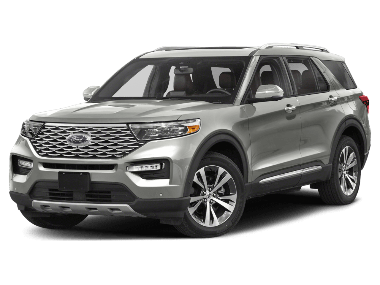 2021 Ford Explorer Platinum - Front 3/4, facing to the left