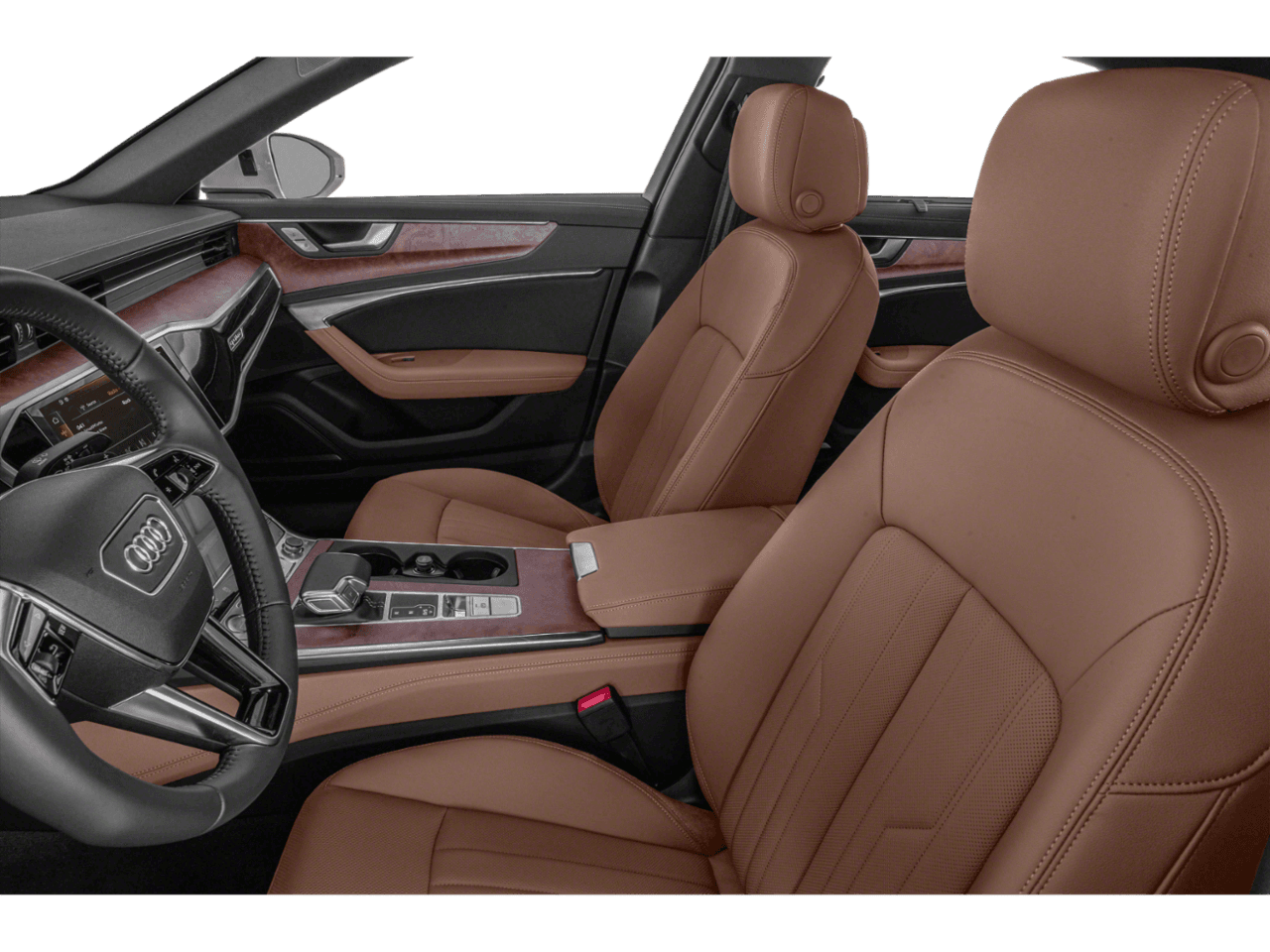 2022 Audi A6 Premium - Interior Driver's Side with Door Open, Front Seat Feature