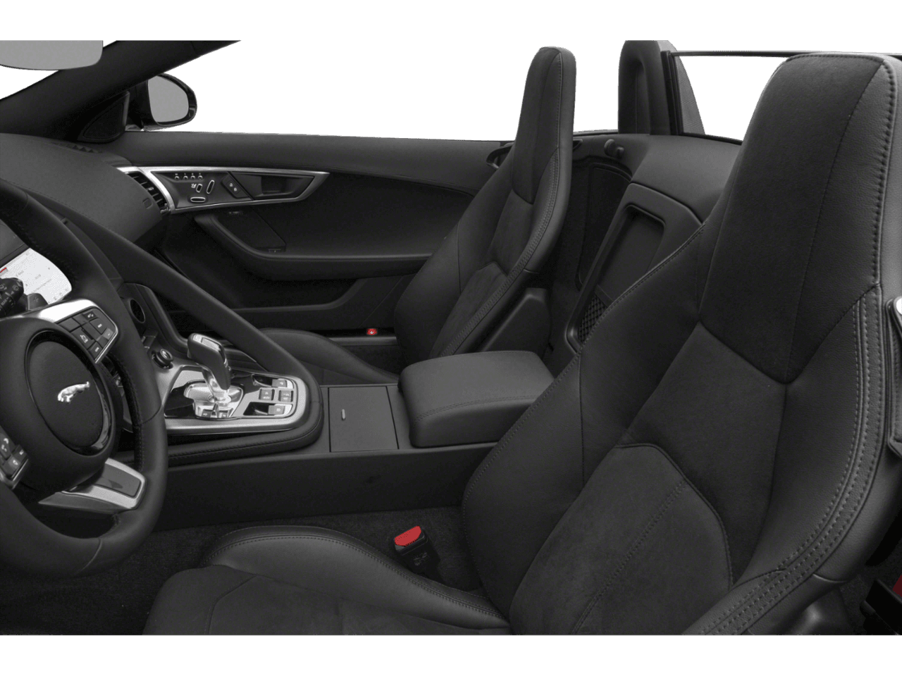 2022 Jaguar F-TYPE R - Interior Driver's Side with Door Open, Front Seat Feature