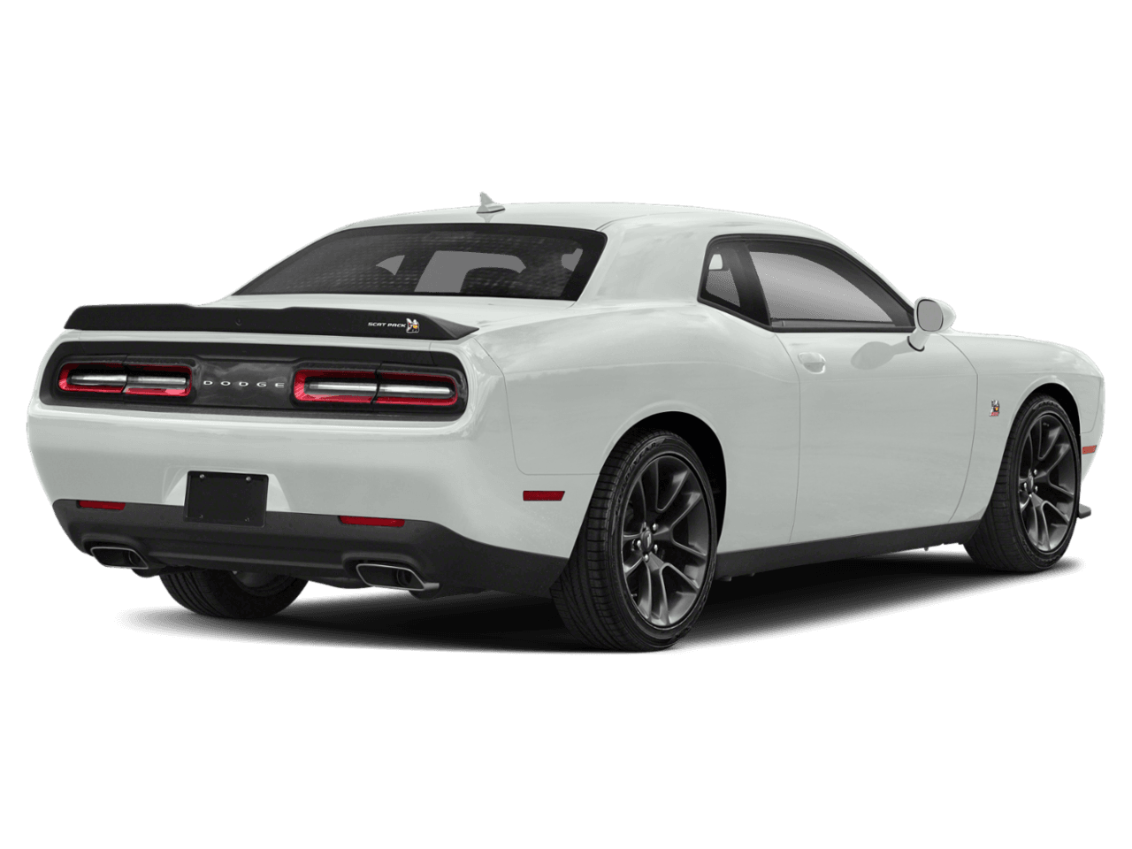 2022 Dodge Challenger R/T Scat Pack - Rear 3/4, facing to the right