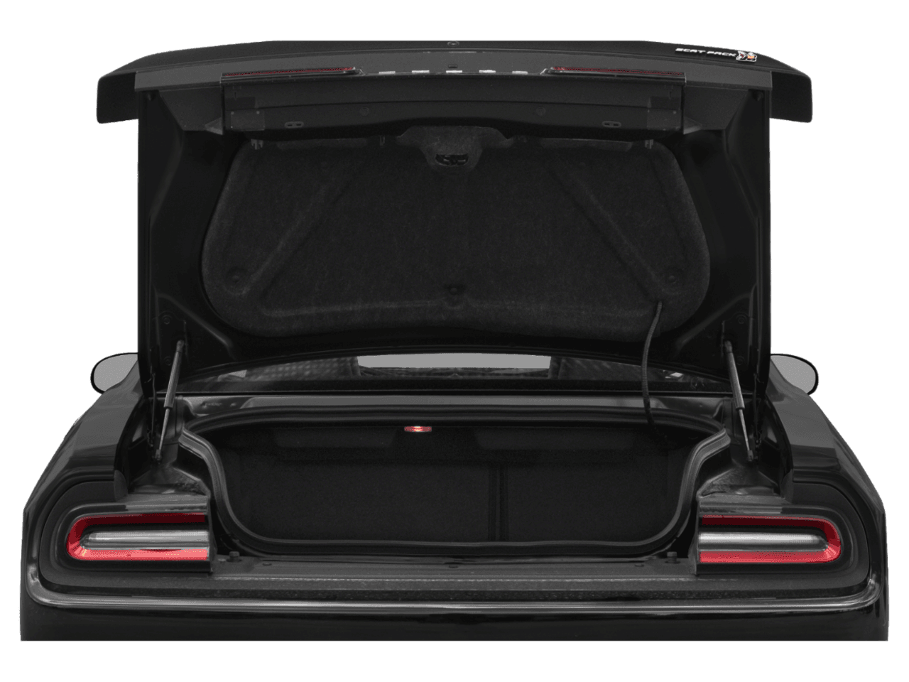 2022 Dodge Challenger R/T Scat Pack - Interior Trunk with Hatch Open Feature
