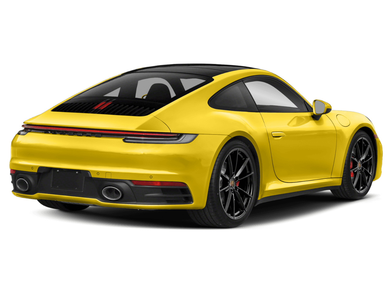 2022 Porsche 911 Carrera S - Rear 3/4, facing to the right