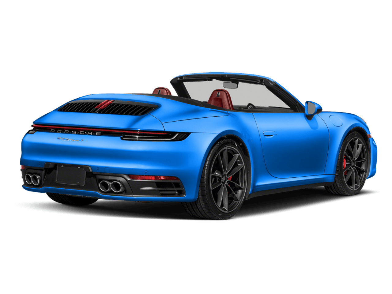 2022 Porsche 911 Carrera - Rear 3/4, facing to the right