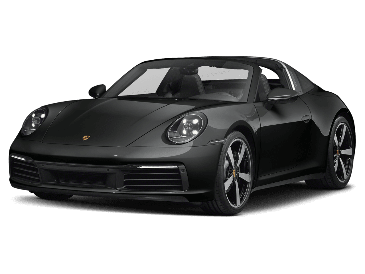 2022 Porsche 911 4 - Front 3/4, facing to the left