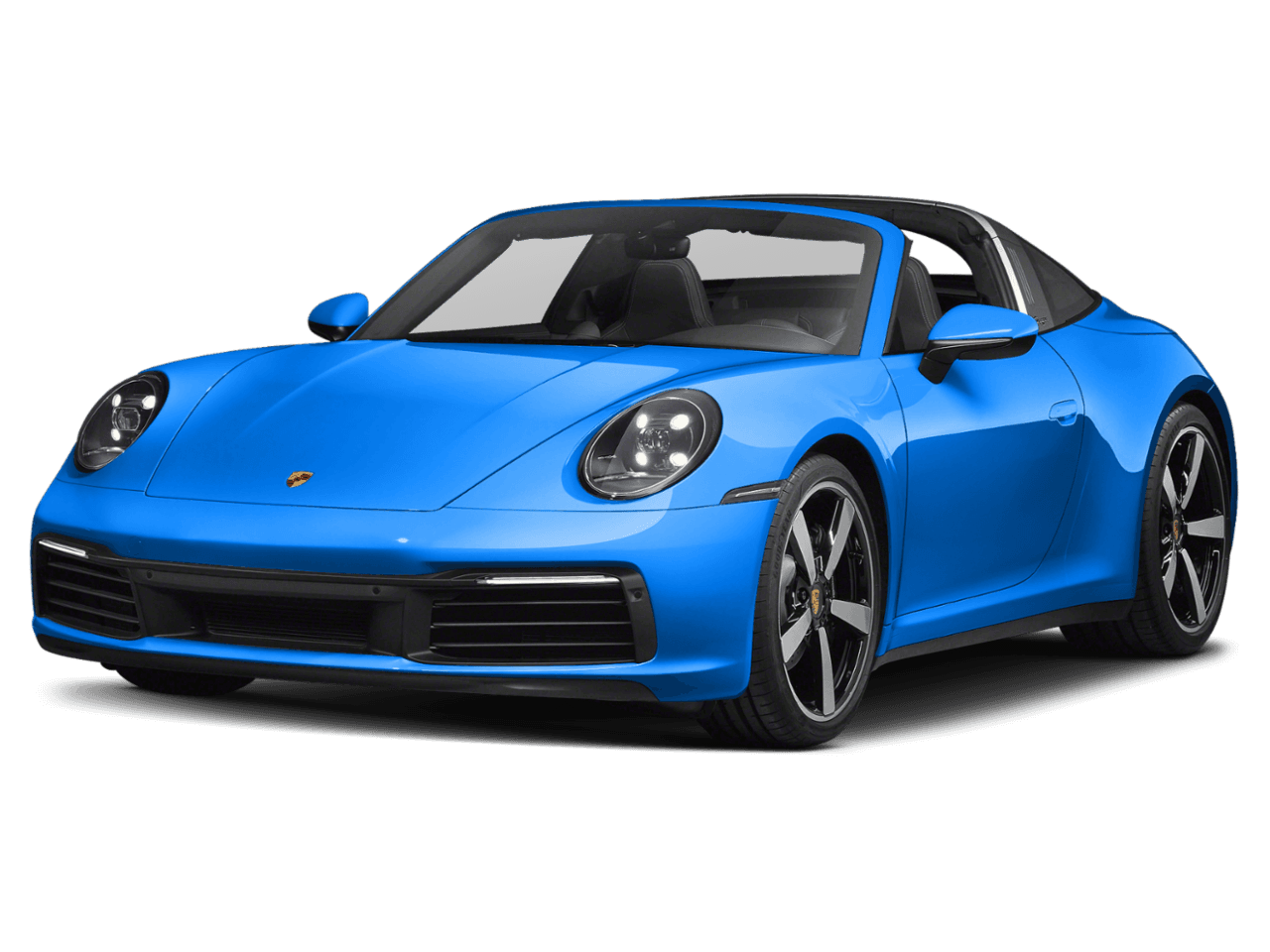 2022 Porsche 911 4 - Front 3/4, facing to the left