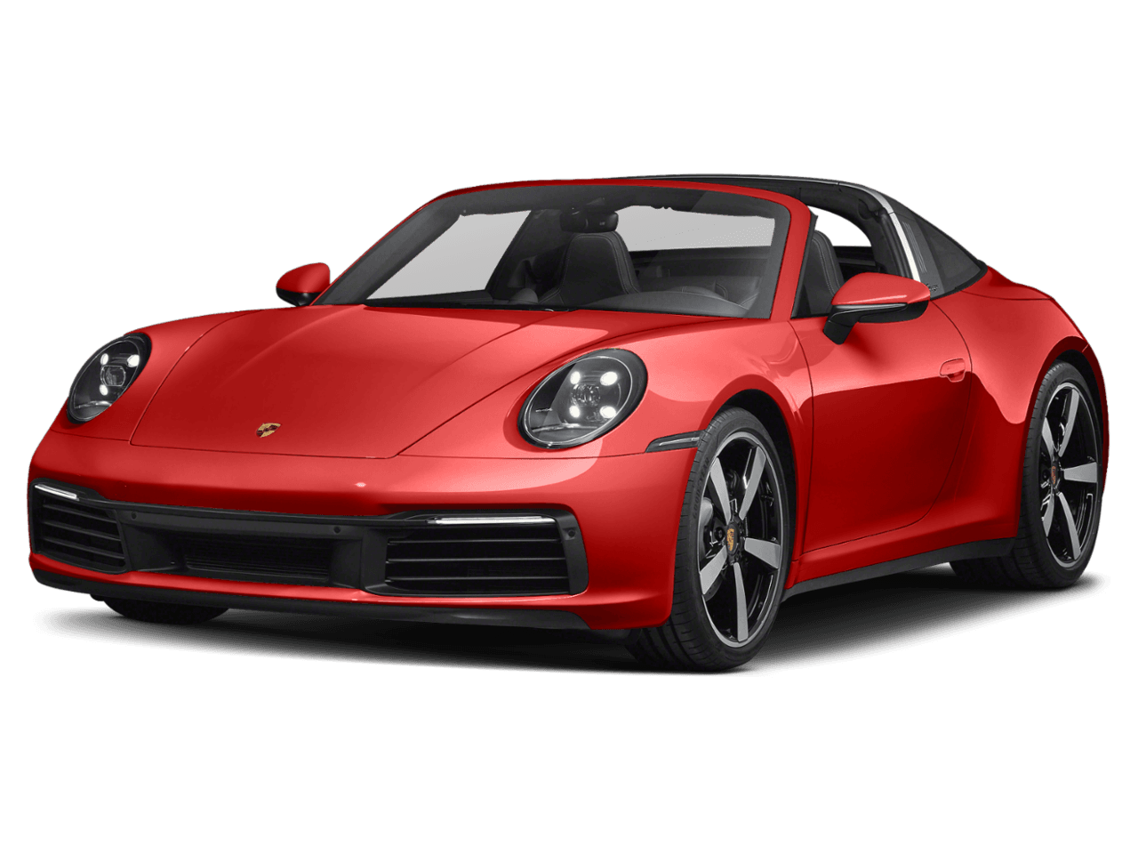 2022 Porsche 911 4 - Front 3/4, facing to the left