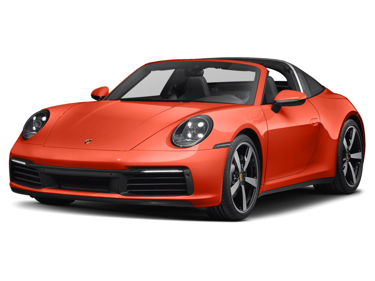 2022 Porsche 911 4 - Front 3/4, facing to the left