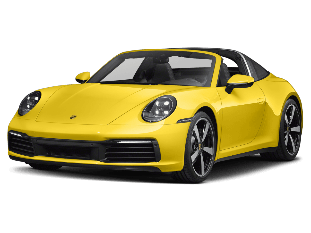 2022 Porsche 911 4 - Front 3/4, facing to the left