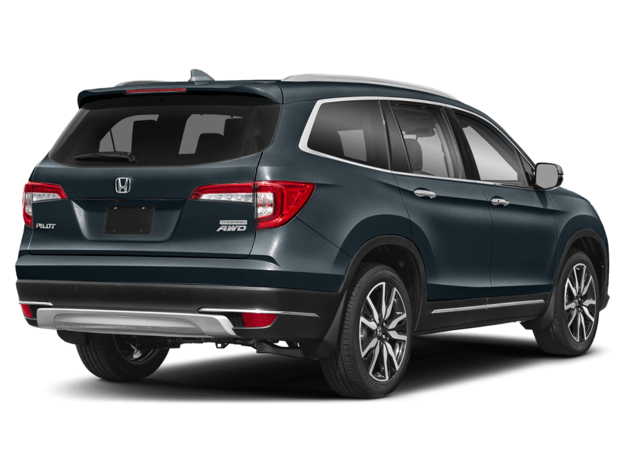 2022 Honda Pilot Touring 8-Passenger - Rear 3/4, facing to the right