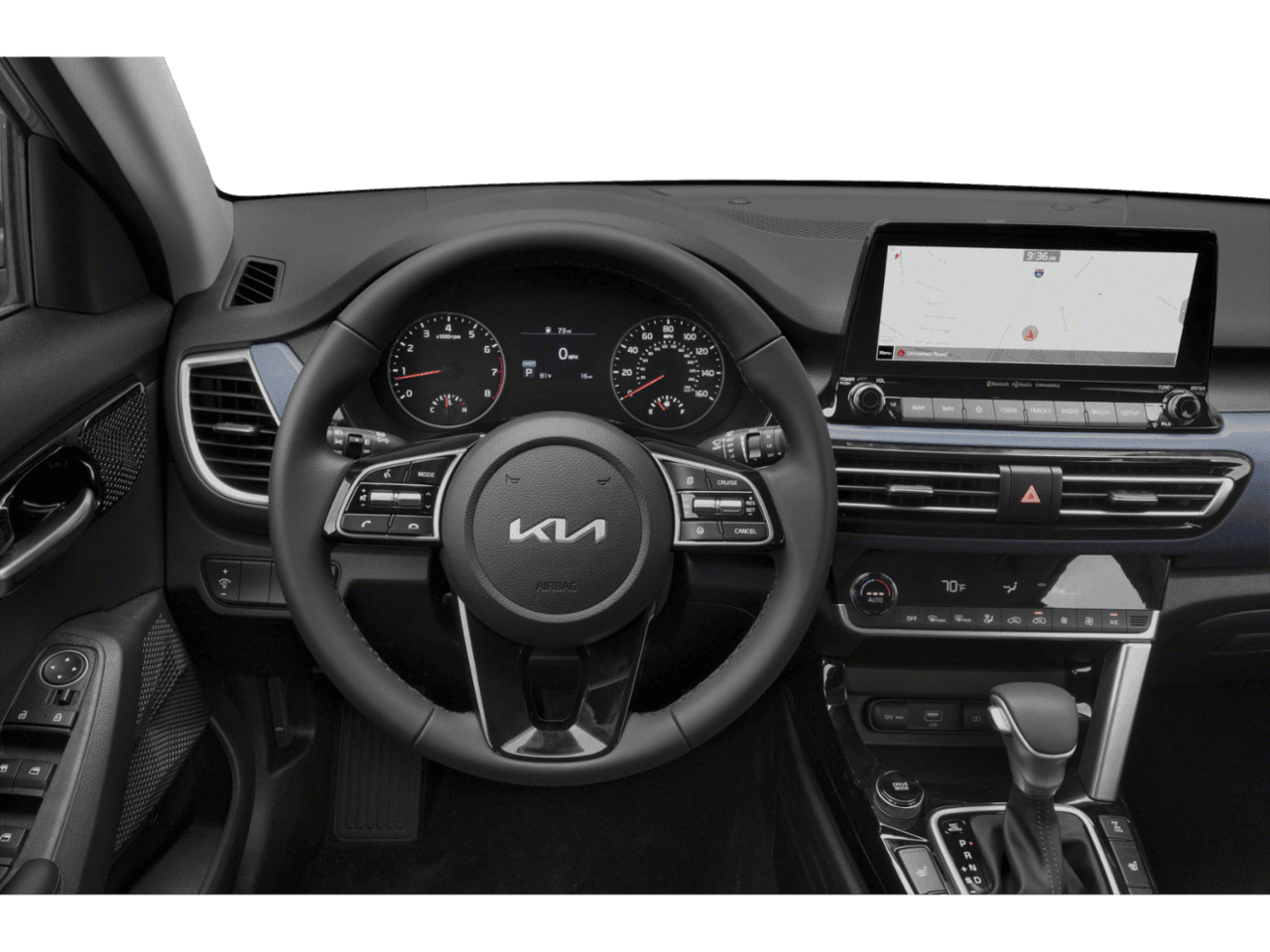 2022 Kia Seltos Nightfall - Interior Drivers Dash