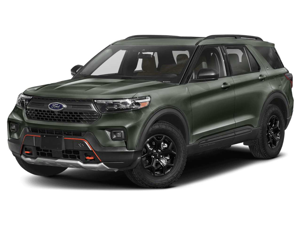 2021 Ford Explorer Timberline - Front 3/4, facing to the left