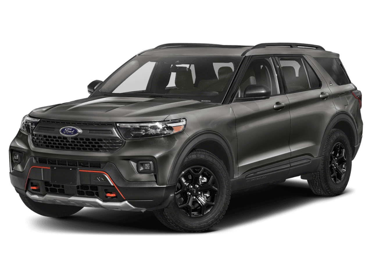 2021 Ford Explorer Timberline - Front 3/4, facing to the left