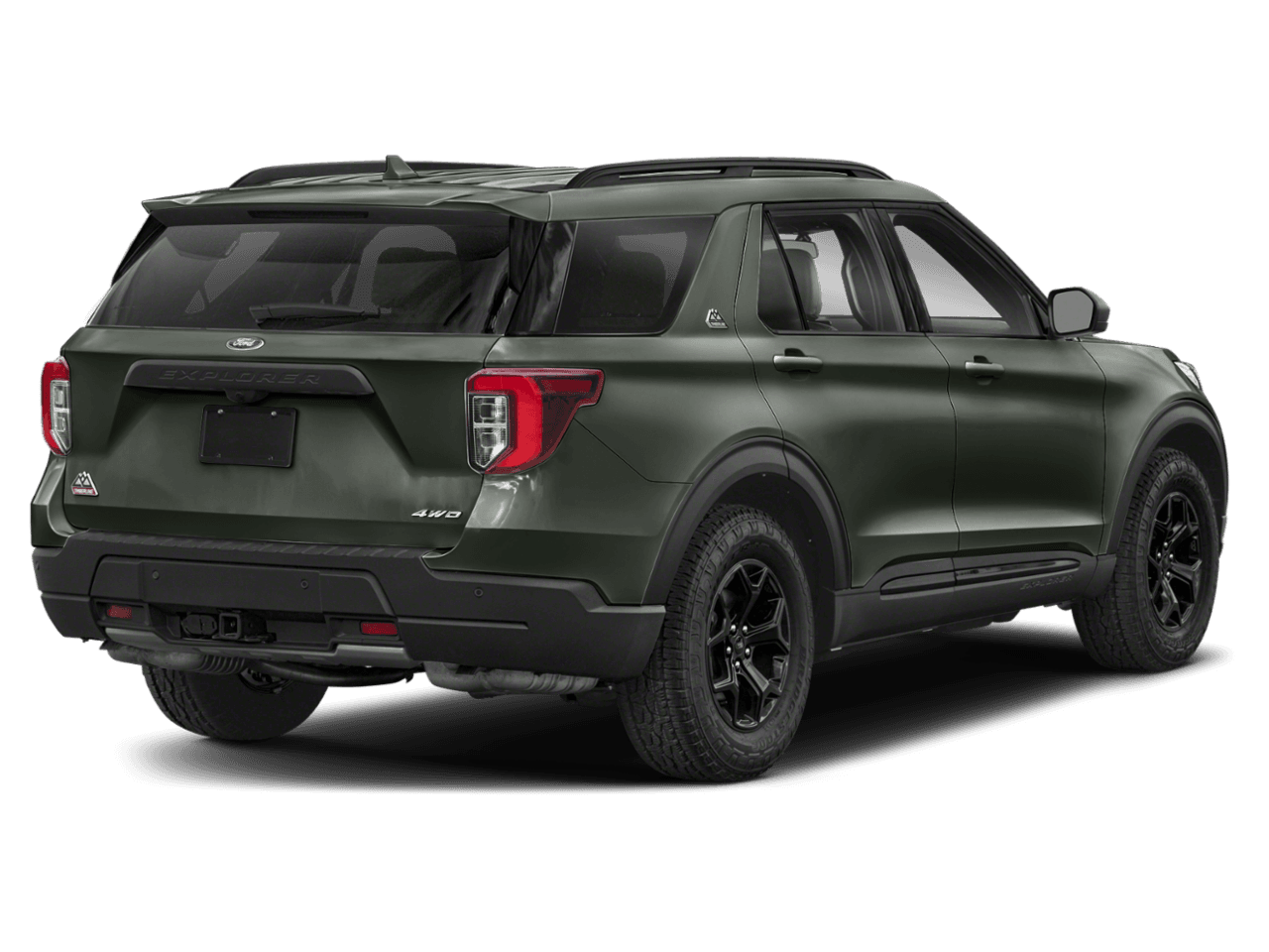 2021 Ford Explorer Timberline - Rear 3/4, facing to the right
