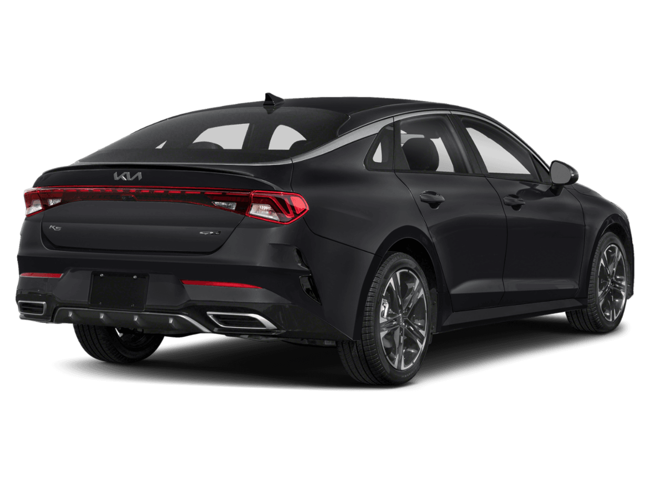 2022 Kia K5 GT-Line - Rear 3/4, facing to the right