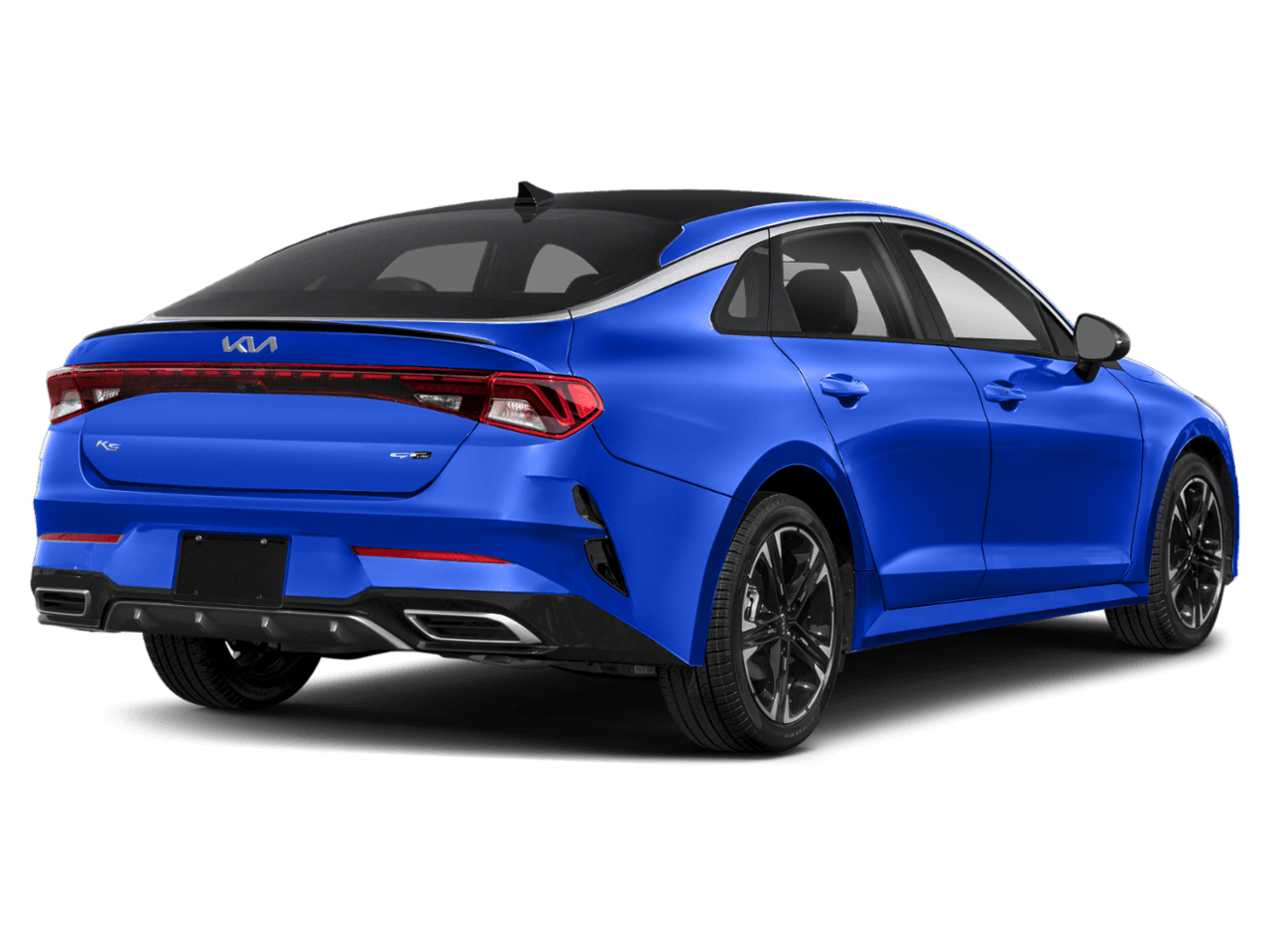 2022 Kia K5 GT-Line - Rear 3/4, facing to the right