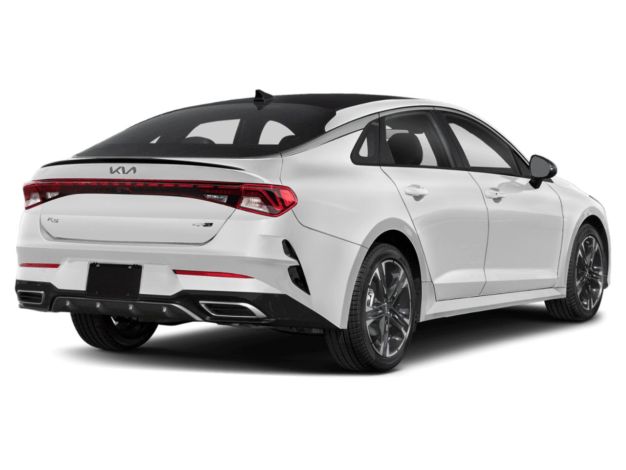 2022 Kia K5 GT-Line - Rear 3/4, facing to the right