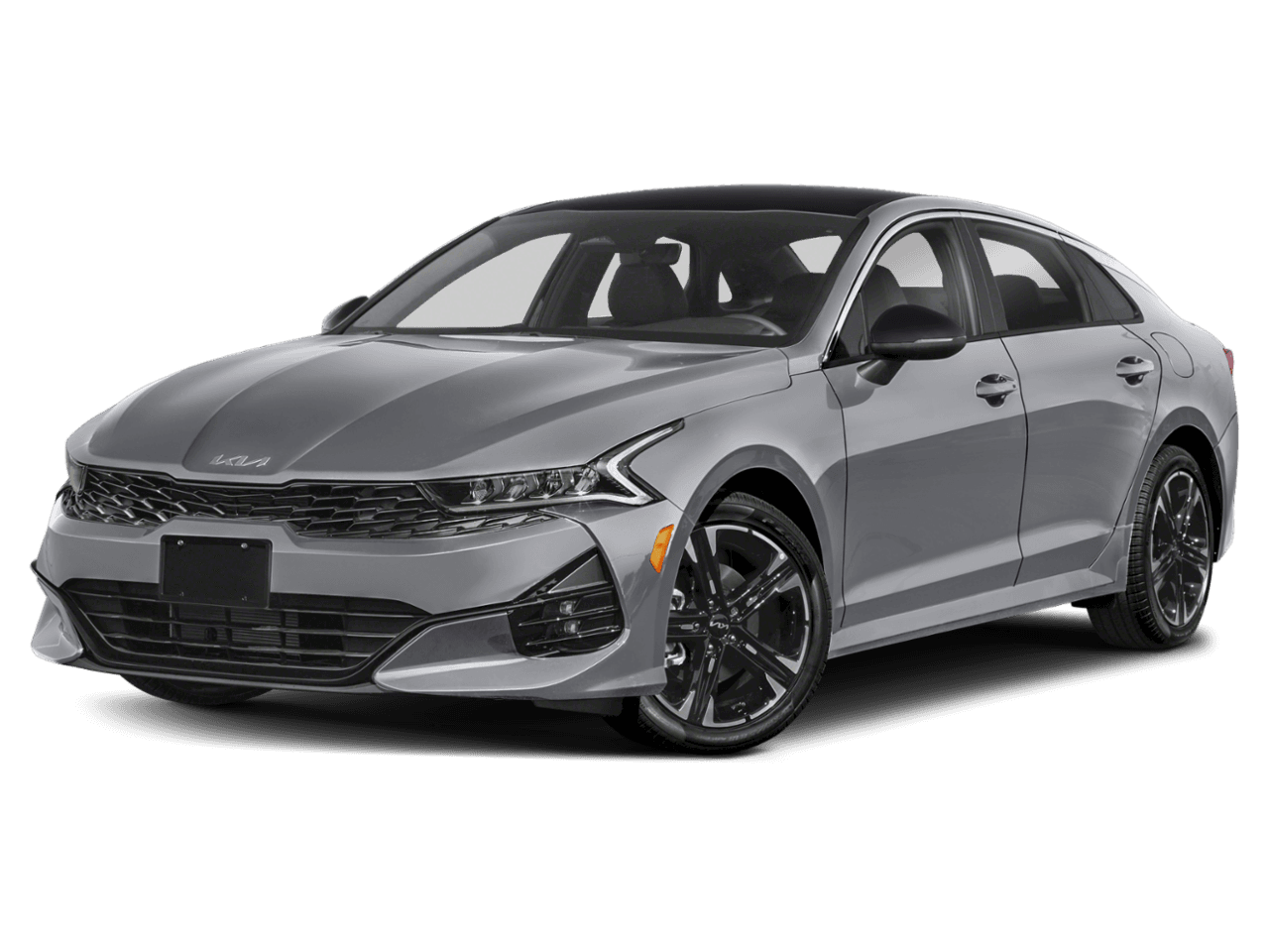 2022 Kia K5 GT-Line - Front 3/4, facing to the left