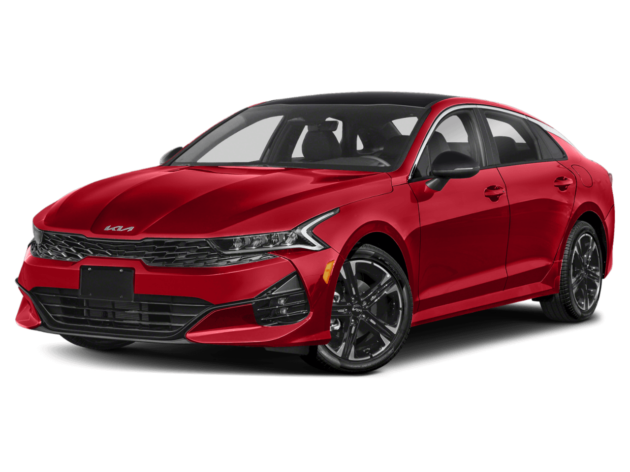 2022 Kia K5 GT-Line - Front 3/4, facing to the left