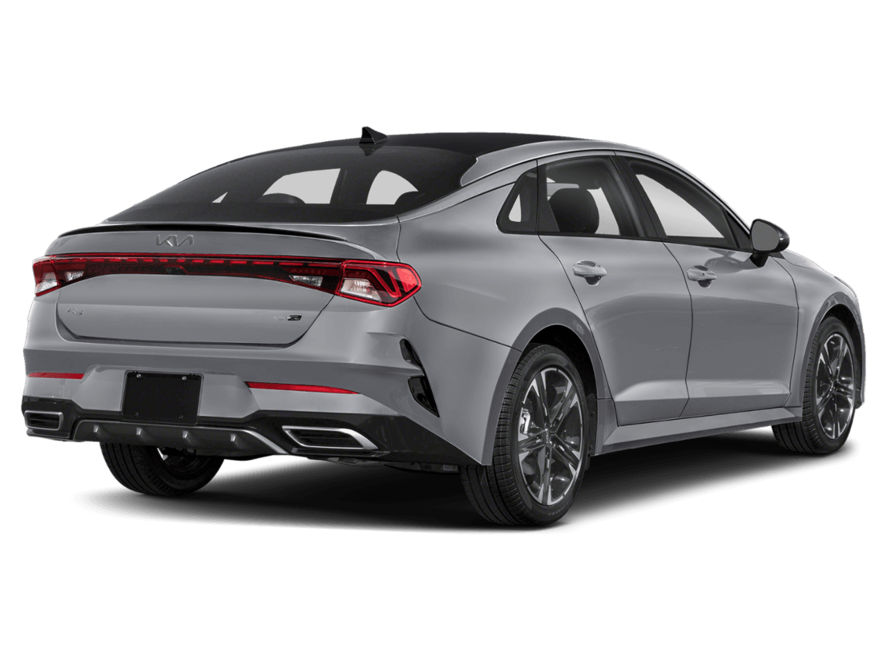 2022 Kia K5 GT-Line - Rear 3/4, facing to the right
