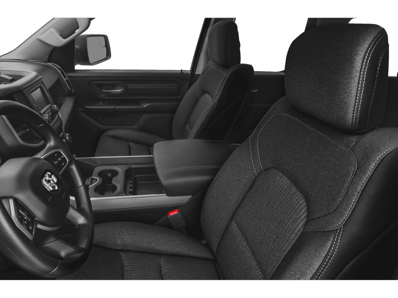 2022 Ram 1500 Tradesman - Interior Driver's Side with Door Open, Front Seat Feature