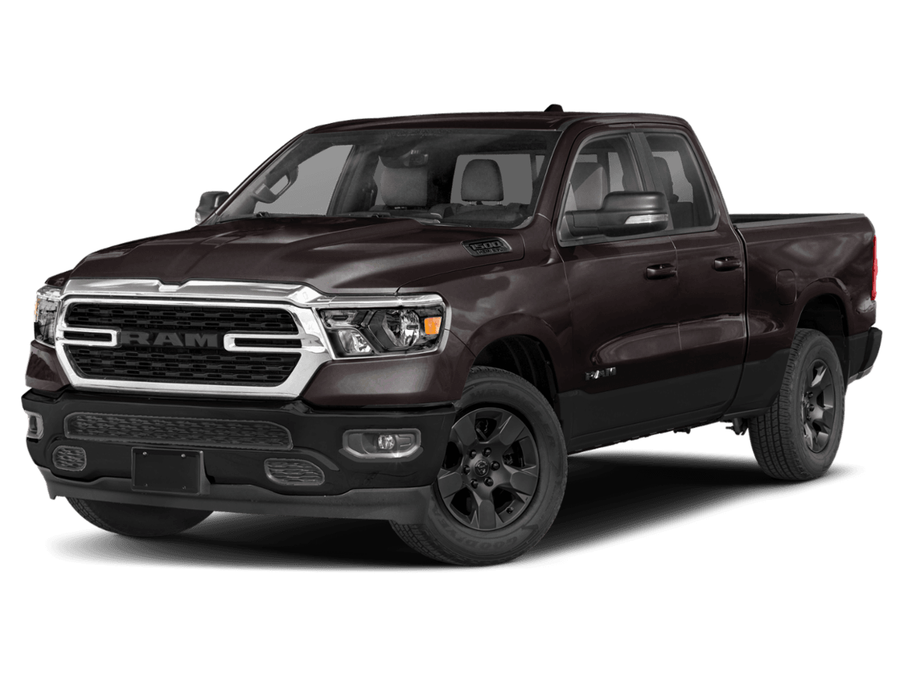 2022 Ram 1500 Big Horn - Front 3/4, facing to the left