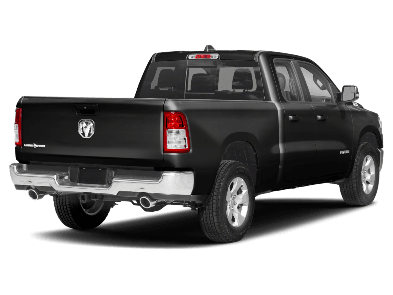 2022 Ram 1500 Big Horn - Rear 3/4, facing to the right