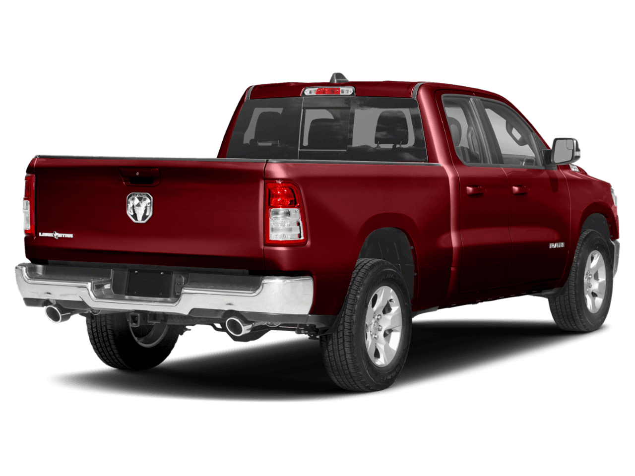 2022 Ram 1500 Big Horn - Rear 3/4, facing to the right